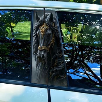 Kaleidi vinila automašīnas durvju stabu uzlīmes, 2 gab., zīmols Kaleidi, bez pielāgošanas, kopējie pikseļi: noklusējums