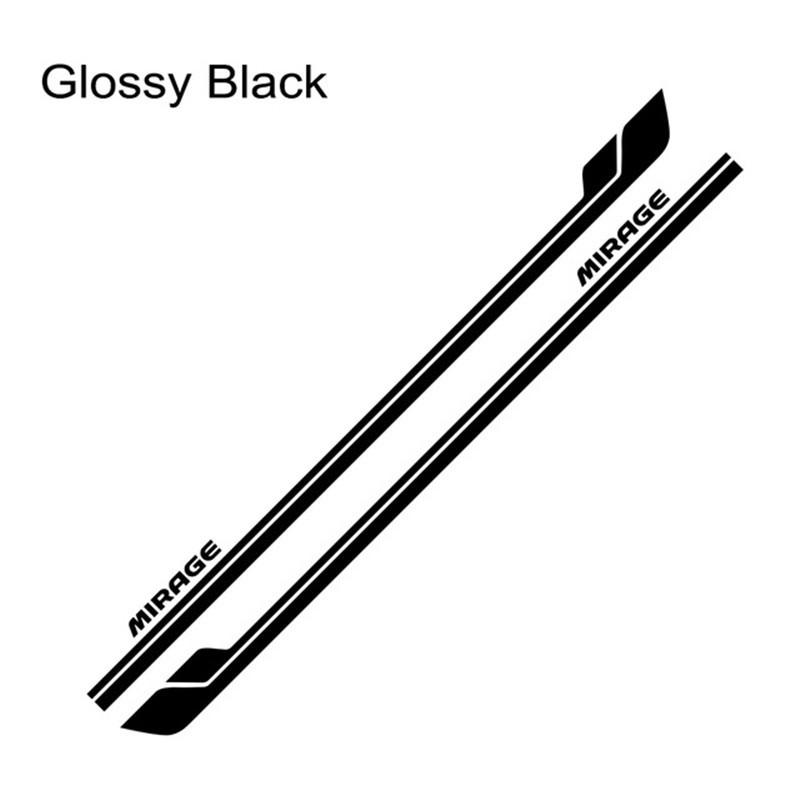 Mitsubishi Mirage automobilio kėbulo lipdukas – grafikos stilius, popieriaus medžiaga, pritaikomas, licencijuotas privatus prekės ženklas Mi shule