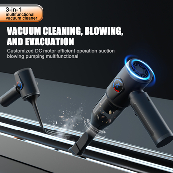 Χειροκίνητος καθαριστής παραθύρων για οικία και αυτοκίνητο, 55W, 7.4V, 5500Pa, επαναφορτιζόμενος, ασύρματος