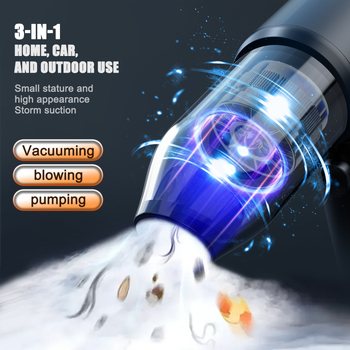 Χειροκίνητος καθαριστής παραθύρων για οικία και αυτοκίνητο, 55W, 7.4V, 5500Pa, επαναφορτιζόμενος, ασύρματος
