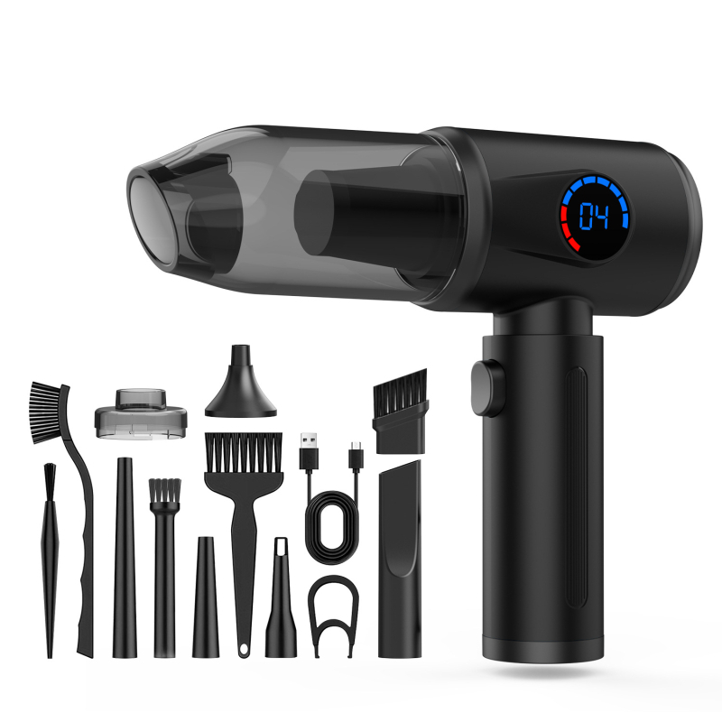 Ručni usisivač za prozorske fuge za dom i auto, kompaktan, 55W, 7.4V, 5500Pa, punjivo, bežično