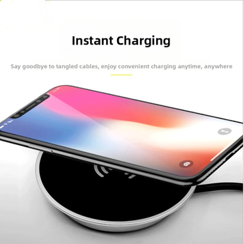 Ugrađeni stolni bežični punjač, 10W brzo punjenje, USB sučelje, ulaz 1,5A, FCC/CE/ROHS certificirano