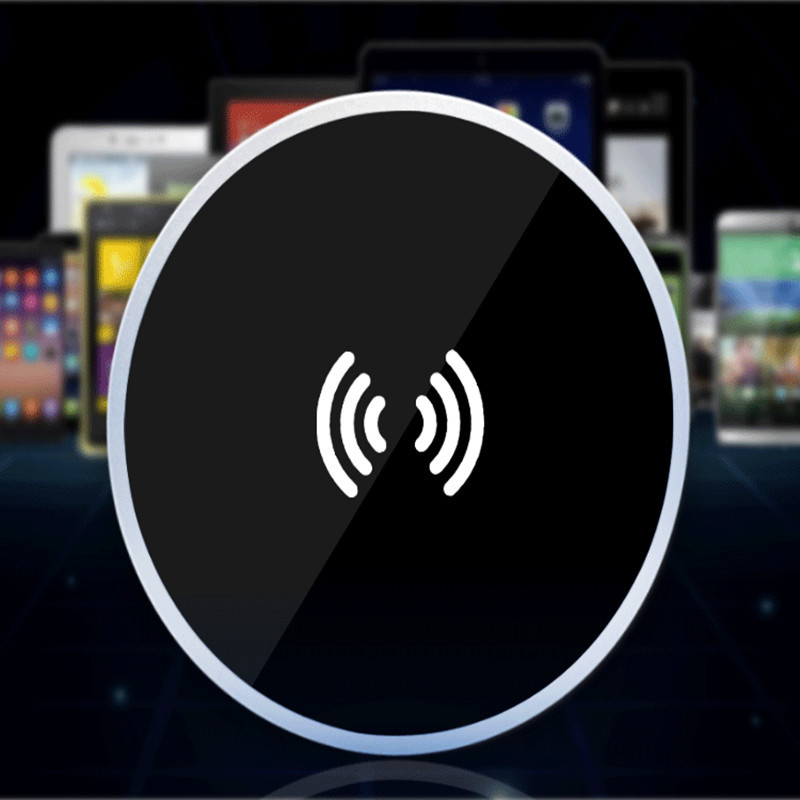 Ugrađeni stolni bežični punjač, 10W brzo punjenje, USB sučelje, ulaz 1,5A, FCC/CE/ROHS certificirano