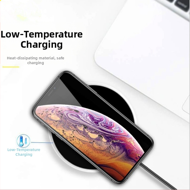 Десктопно вградено безжично зарядно, 10W бързо зареждане, USB интерфейс, вход 1.5A, сертифицирано FCC/CE/ROHS