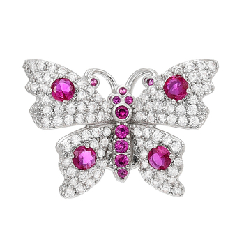 Μεταλλική καρφίτσα σε σχήμα ζώου με διαμαντοστόλισμα, διακοσμητικό για γυναικείο ντύσιμο