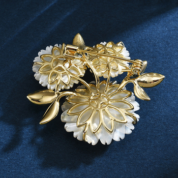 Καρφίτσα από χαλκό με σχέδιο μαργαρίτας, αγροτικού στυλ, ηλεκτροπλατινέ φινίρισμα, διακόσμηση και δώρο