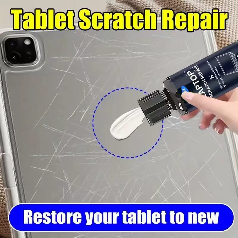 Univerzalni komplet za popravak ogrebotina s nano-polirajućom pastom – uklanja fine ogrebotine i vraća sjaj; PET osnova, ekstrudirana pasta, 40 g; za zaslone prijenosnih računala, telefona i tableta; kineshinex