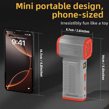 Χειροκίνητος εκτοξευτής σκόνης δίνης – FB08G1, 7.4V, 75W, 5500Pa, 10 ταχύτητες