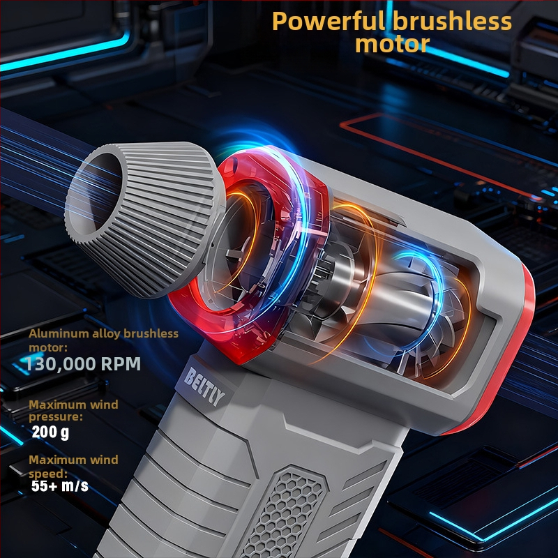 Ръчно вихров вентилатор за почистване – FB08G1, 7.4V, 75W, 5500Pa, 10 скорости