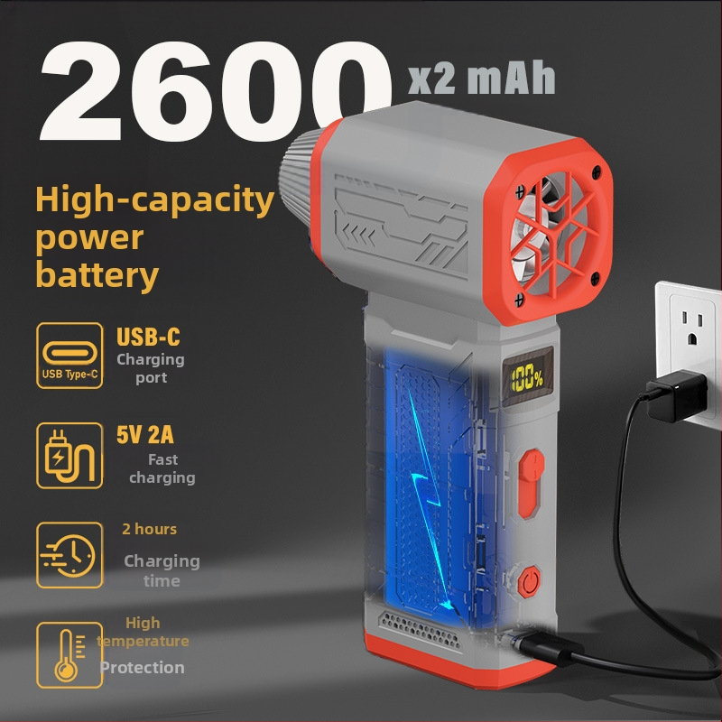 Ръчно вихров вентилатор за почистване – FB08G1, 7.4V, 75W, 5500Pa, 10 скорости