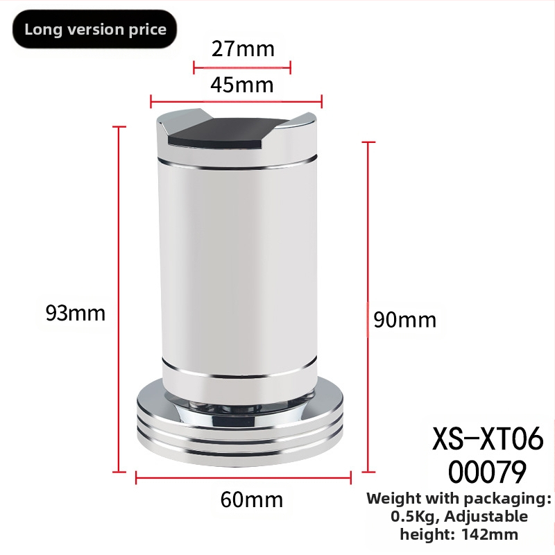 Kabel držač od aluminijske legure s podesivom visinom — audio-vizualni dodaci XS-XT05/XS-XT06