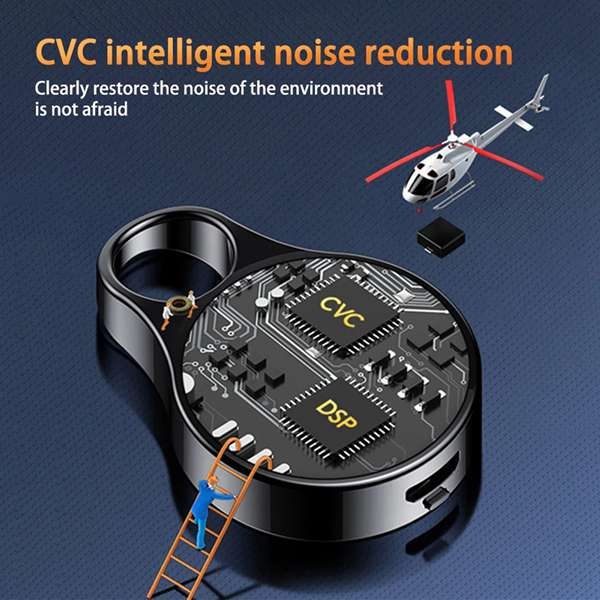 Višenamjenski lančić za ključeve s glasovnim snimanjem i MP3