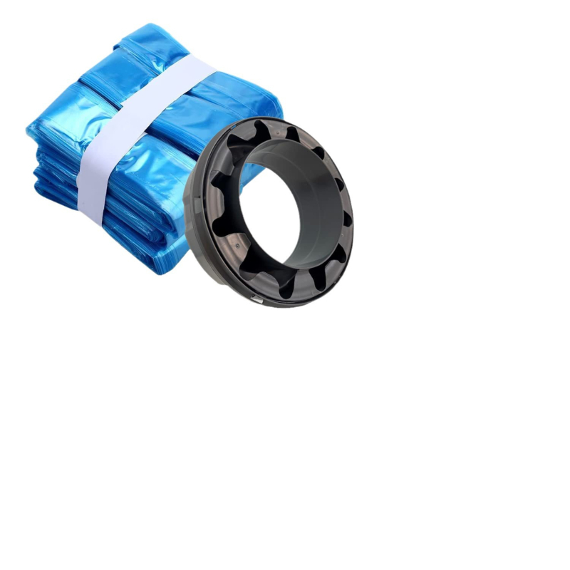 Dėžutės vystyklų šiukšlių maišeliai su dezodorantu, PE, plokščias atidarymas, vienkartiniai, 48 vnt., namų naudojimui, suderinama su Genie Angelcare sulankstomais maišais