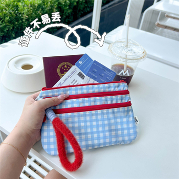 Θήκη Καρτών και Διαβατηρίου με Λουράκι — Ταξιδιωτικός Οργανωτής Με Μεγάλη Χωρητικότητα (Υλικό: Νάιλον; Λειτουργία: Πολλαπλών Χρήσεων; Λουράκι: Περιλαμβάνεται; Κατάλληλο Για Ταξίδια)