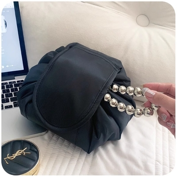 Козметична чанта за пътуване — водоустойчива, ултралека, дишаща, разширяваща се, полиестрово влакно