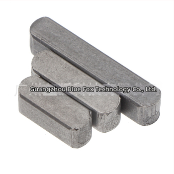 Πλαϊκός κλειδί-βύσμα Type A με δύο κεφαλές και ημικυκλικό άκρο, παράλληλη/τετράγωνη διατομή, GB1096 πρότυπο, μάρκα Blue Fox