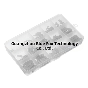 Πλαϊκός κλειδί-βύσμα Type A με δύο κεφαλές και ημικυκλικό άκρο, παράλληλη/τετράγωνη διατομή, GB1096 πρότυπο, μάρκα Blue Fox