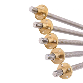 Lead Screw για 3D Εκτυπωτή, Ανοξείδωτος Χάλυβας T8, 304 SS