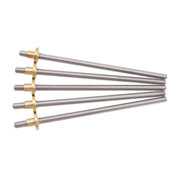 Lead Screw για 3D Εκτυπωτή, Ανοξείδωτος Χάλυβας T8, 304 SS
