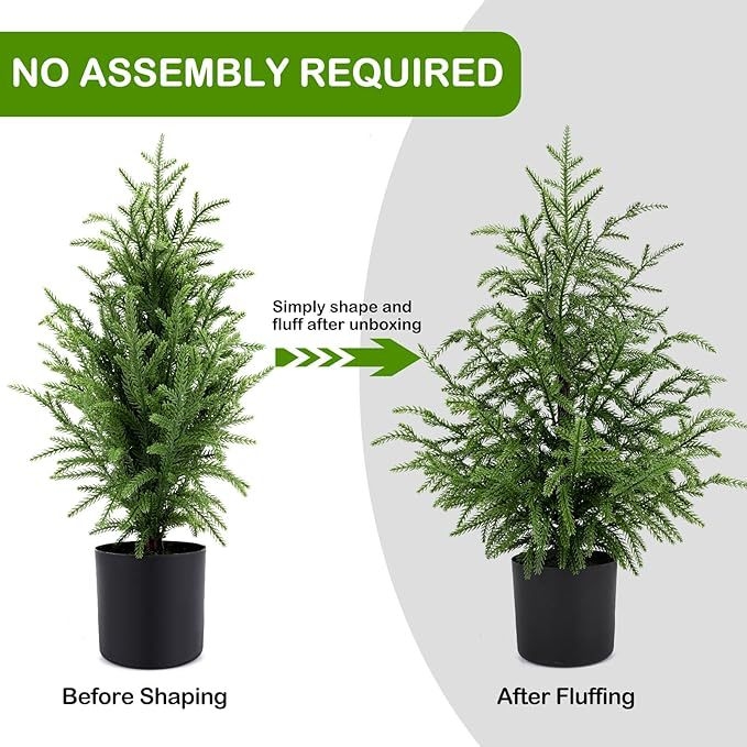 Brad artificial de Crăciun Hua Qian – Material plastic, Copac de Crăciun, Potrivit pentru Crăciun, Brand Hua Qian