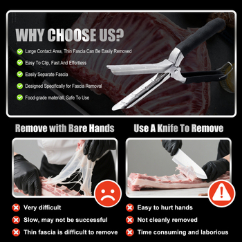 Fasijas noņemšanas instruments no nerūsējoša tērauda 304