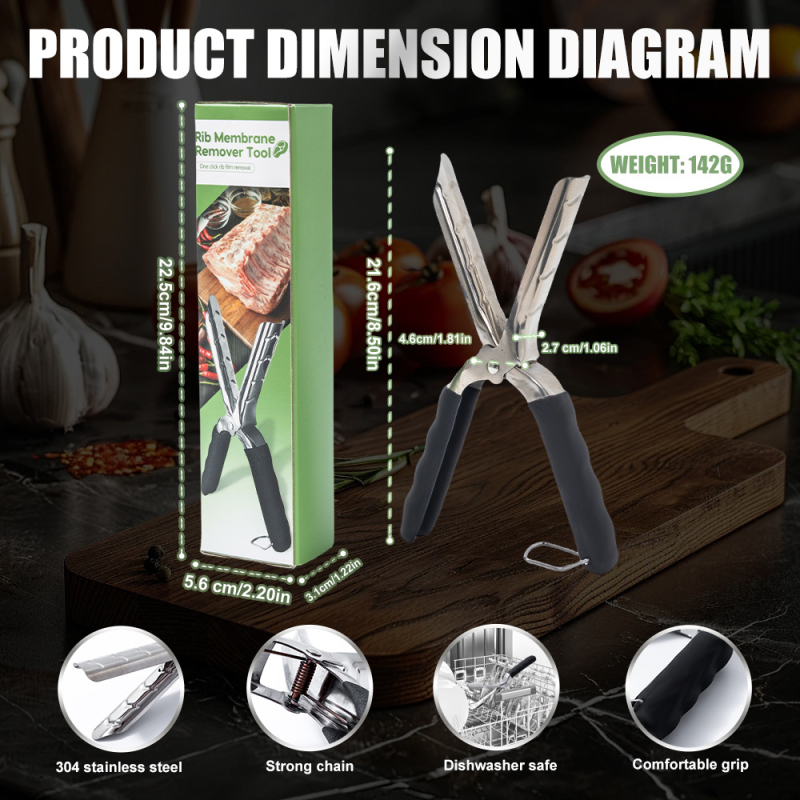 Fasijas noņemšanas instruments no nerūsējoša tērauda 304