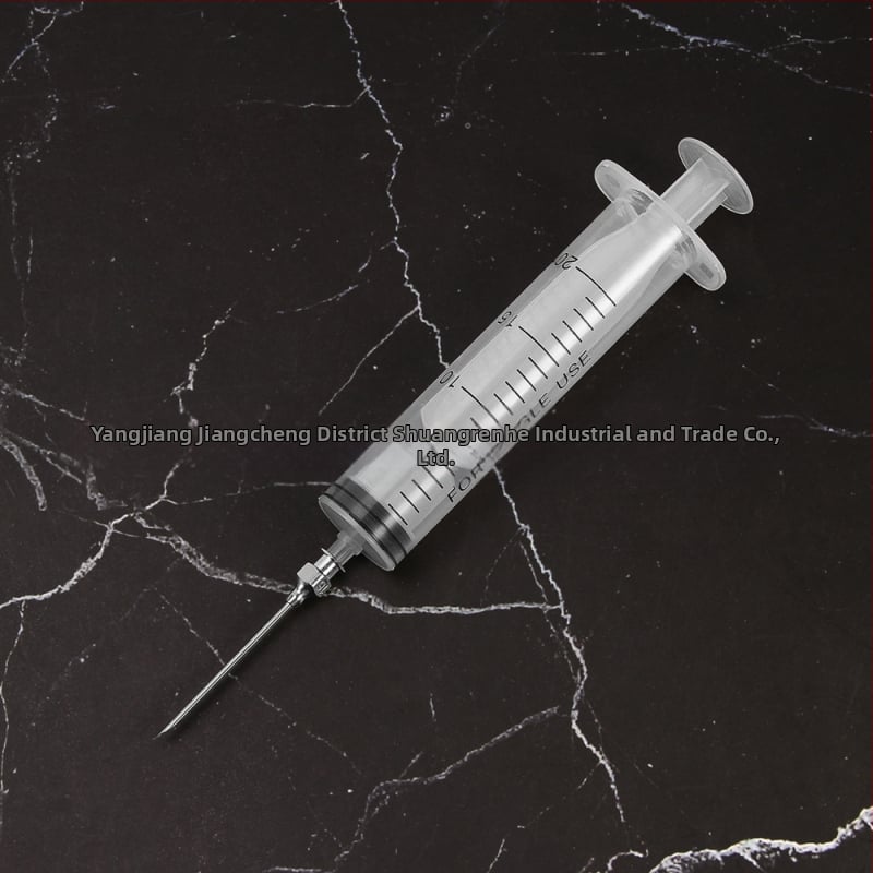 Πλαστική σύριγγα σάλτσας για μπάρμπεκιου — 20 ml, μάρκα Double Herringbone