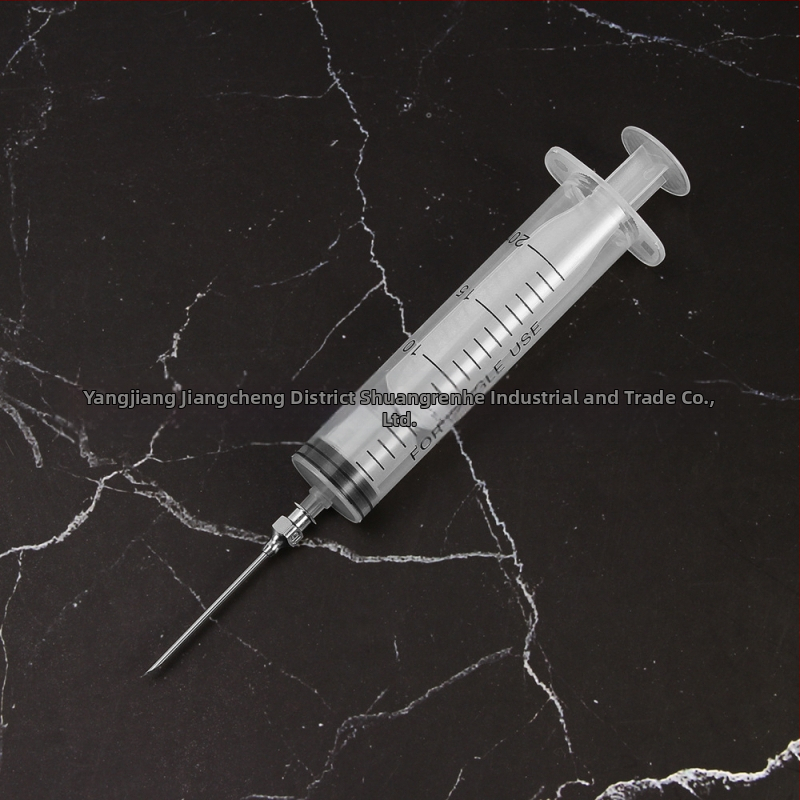 Πλαστική σύριγγα σάλτσας για μπάρμπεκιου — 20 ml, μάρκα Double Herringbone