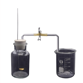 Εκπαιδευτική συσκευή μέτρησης περιεκτικότητας οξυγόνου στον αέρα μέσω καύσης κόκκινου φωσφόρου