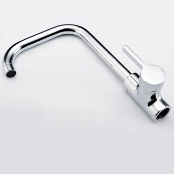 Virtuvės plautuvės maišytuvo su pasukamu korpusu, varinis korpusas, keraminis vožtuvo šerdis, 10 mm įvadas/išvadas, 35 mm vožtuvo sėdynės skersmuo