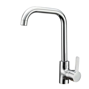 Virtuvės plautuvės maišytuvo su pasukamu korpusu, varinis korpusas, keraminis vožtuvo šerdis, 10 mm įvadas/išvadas, 35 mm vožtuvo sėdynės skersmuo