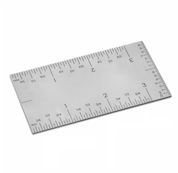 Χάρακας με τετράγωνη άκρη - Μάρκα: Purchase right