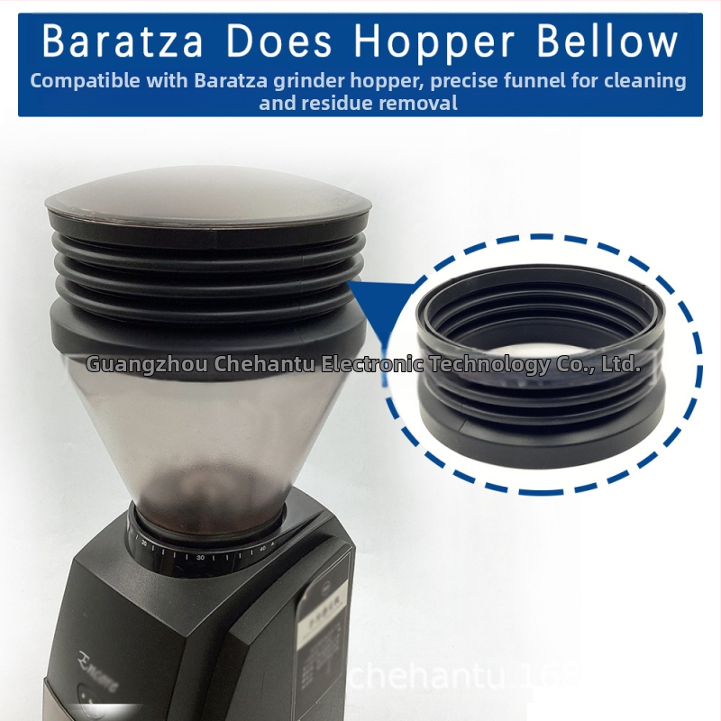 Baratza Hopper Bellow valymo priedas kavos malūnui — Che Hantu, šiuolaikiškas minimalistinis stilius; dryžių raštas; rankomis piešiamas paviršius; 2023 m. rudens pristatymas