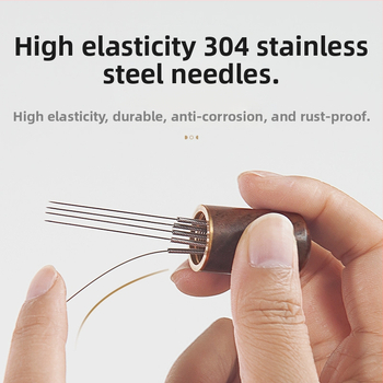 WDT μίνι βελόνα κατανομής καφέ σε σκόνη — Ανοξείδωτο ατσάλι, χειροποίητο, υψηλής ποιότητας, KOFFR