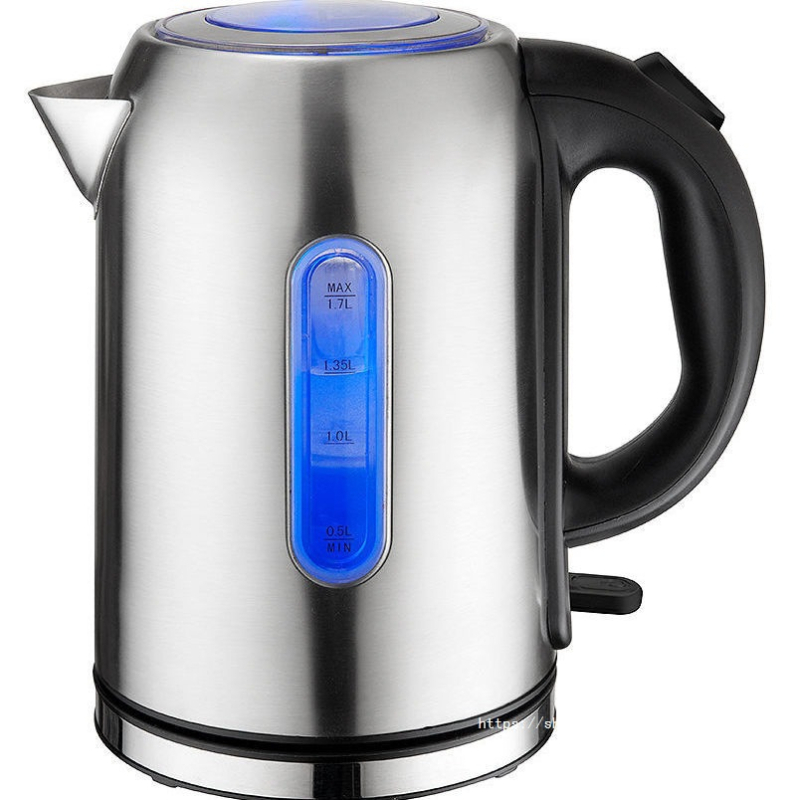 Ηλεκτρικός βραστήρας από ανοξείδωτο ατσάλι, 110 V, 1350 W, αυτόματη απενεργοποίηση, προστασία από υπερθέρμανση και προστασία από ξηρό βρασμό.