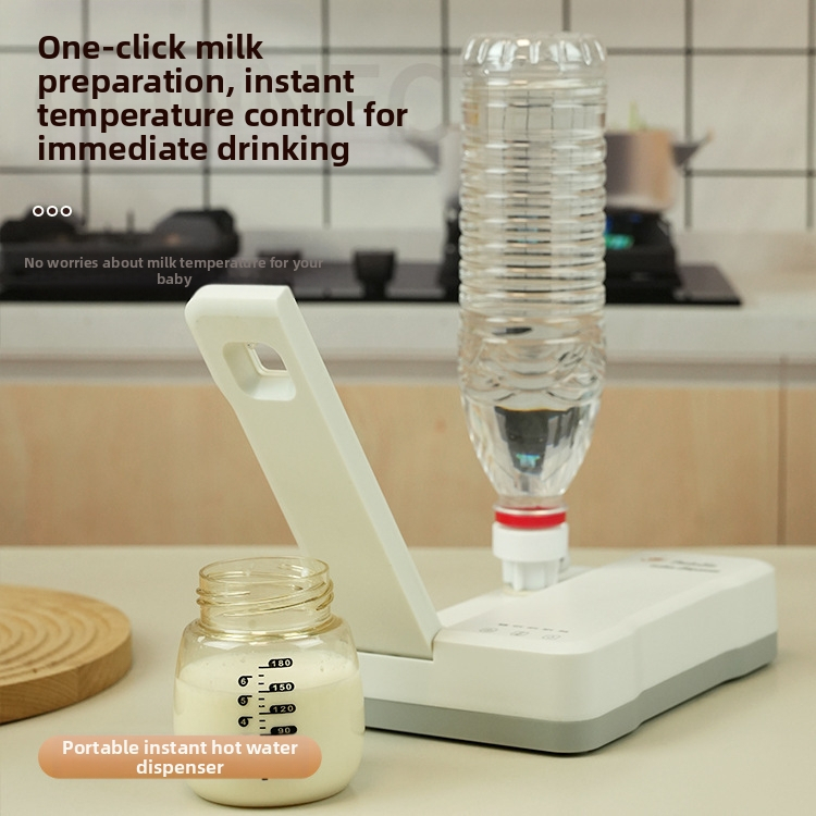 Чайник с помпа за мигновено нагряване на вода, пластмасов корпус, механично управление, захранване чрез кабел, мини стил/карикатура, модел 1