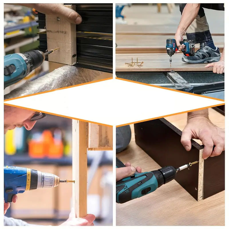 Σετ βιδών αυτοτρύπαντων με επίπεδη κεφαλή Phillips για γυψοσανίδες, ξύλο και μοριοσανίδες (Χαλύβας άνθρακα, γαλβανισμένες, YB846-76, Τάξη 4.8)