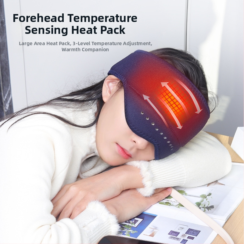 Масажна каска за глава и очи с въздушни възглавници, USB захранване, 3 скорости, модел GX-501