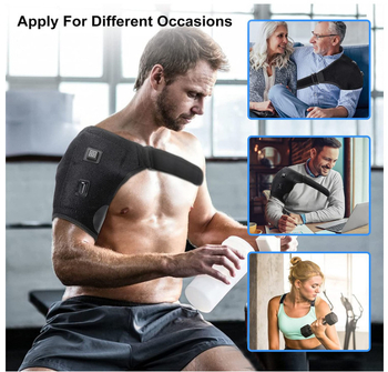 Подгряваща раменна подложка с 3-степенно управление на температурата, 5V DC, диапазон 104-150°, материал: OK плат + SBR, тегло 186 г