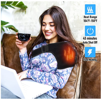 Подгряваща раменна подложка с 3-степенно управление на температурата, 5V DC, диапазон 104-150°, материал: OK плат + SBR, тегло 186 г