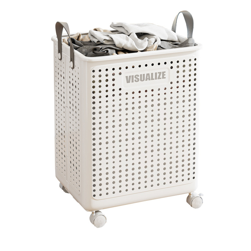 Összecsukható PP ruhaszennyes kosár nappalira és a fürdőszobába — modern, minimalist dizájn a szennyes ruháknak, 1 darab