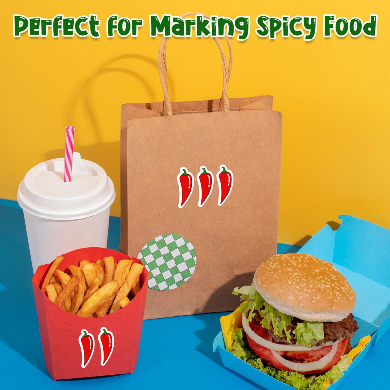 Στικέρ πιπεριών τσίλι – αυτοκόλλητα, αδιάβροχα και ανθεκτικά στη σχίσιμο; αγροτικό στυλ για χειροτεχνίες, άλμπουμ και ημερολόγια; κατάλληλα για φορητούς υπολογιστές, βαλίτσες, skateboard, ψυγεία, ντουλάπες, τοίχους, κιθάρες, αυτοκίνητα, μοτοσικλέτες και πο