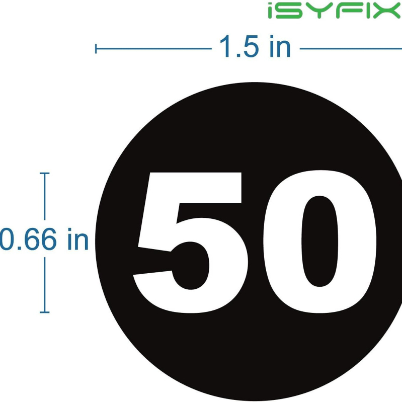 Serijinių numerių lipdukai, kvadratiniai, varinės plokštės lipnios, nuimamas klijus, 0.1 mm storis, 25 vnt./lapa