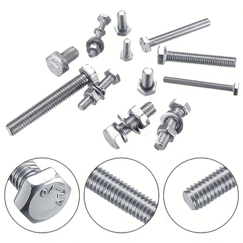 Σετ εξωτερικών εξάγωνων βιδών με φλάντζες, 520 τεμάχια, ανοξείδωτο ατσάλι, κατηγορία A2-70