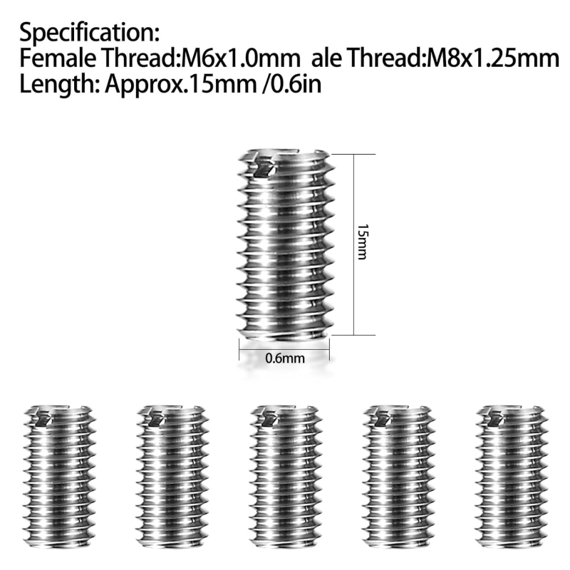 Σετ μετατροπής παξιμαδιών με εσωτερικές/εξωτερικές νηματώσεις, 33 τεμάχια, GB6178, ανοξείδωτο ατσάλι 303/304, κατηγορία Α, αντοχή A4-80.