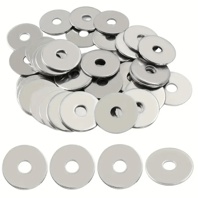 Επίπεδες ροδέλες από ανοξείδωτο χάλυβα 304, παχύτερος σχεδιασμός, κλάση A2-70, ANSI/ASME B18.22.1 πρότυπο