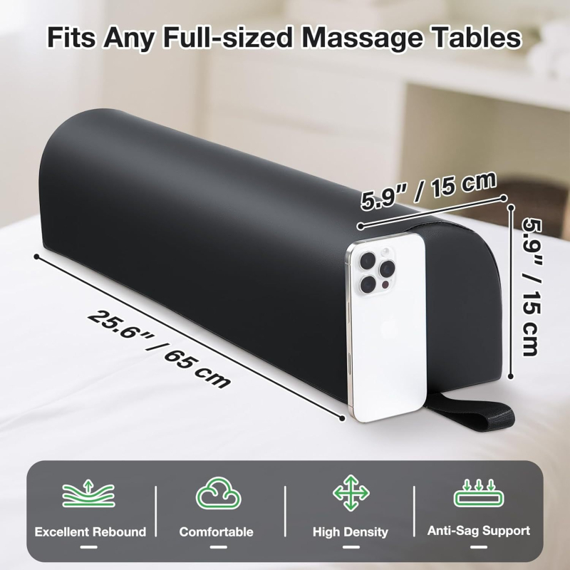 Μαξιλάρι ανύψωσης ποδιού για μετεγχειρητική αποκατάσταση – ημικυκλικό κυματοειδές μαξιλάρι ποδιού με ανακούφιση οιδήματος και πίεσης, πυρήνας από πολυεστερική ίνα, ύψος 5,1–10 εκ, πολυλειτουργικό μαξιλάρι μασάζ για ενήλικες