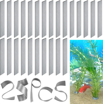 Μεταλλικό βάρος φυτών ενυδρείου – δαχτυλίδι με βάση στερέωσης, 7,5 g, μοντέλο YL-0123, εξοπλισμός ενυδρείου