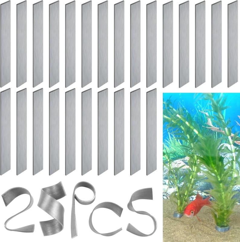 Greutate metalică pentru plantele de acvariu – inel de fixare cu bază, 7,5 g, model YL-0123, echipament acvariu