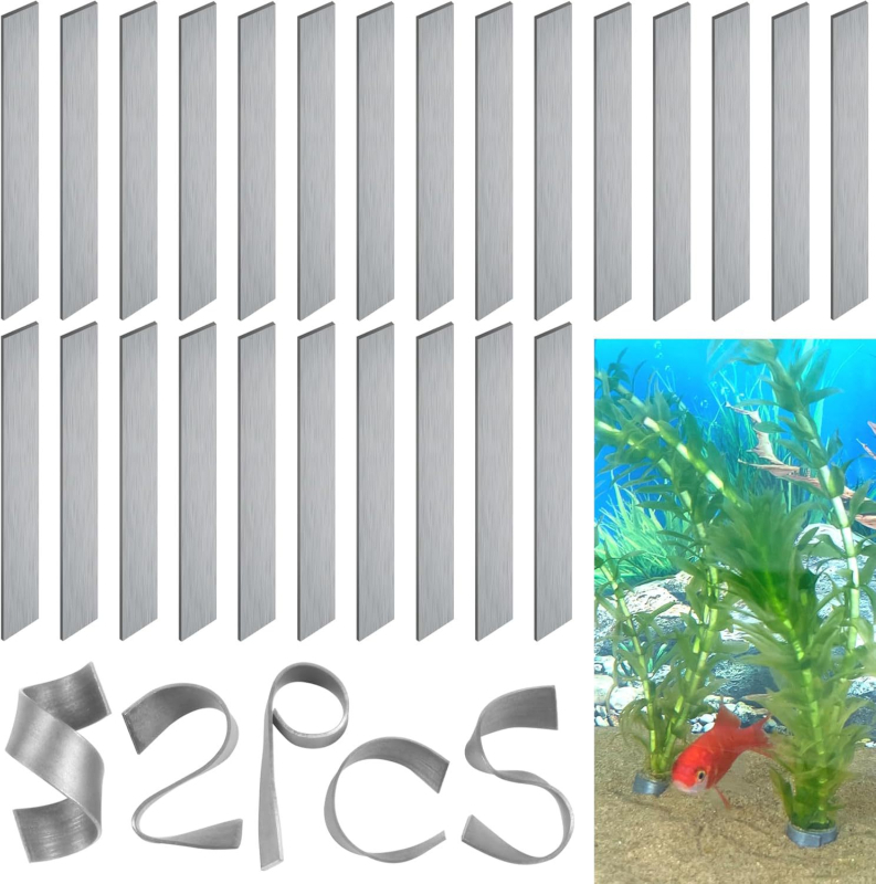 Greutate metalică pentru plantele de acvariu – inel de fixare cu bază, 7,5 g, model YL-0123, echipament acvariu